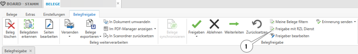 Aufruf über Board