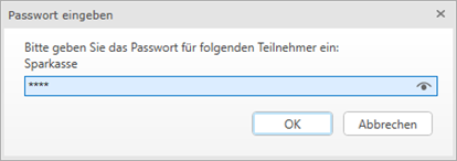 Passwort eingeben