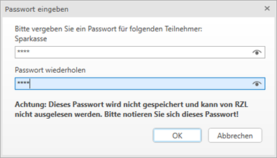 Passwort speichern