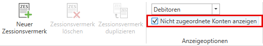 Konten anzeigen