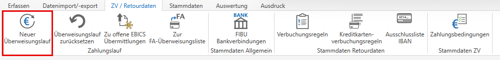 Überweisungslauf