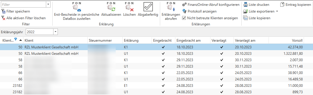 Aufruf Erklärungen