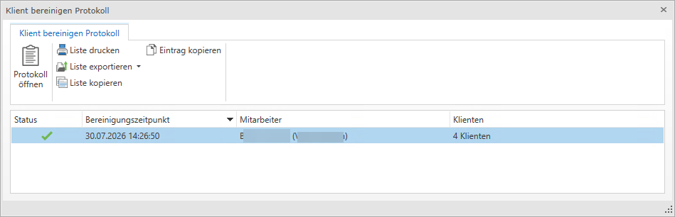 Protokoll Übersicht
