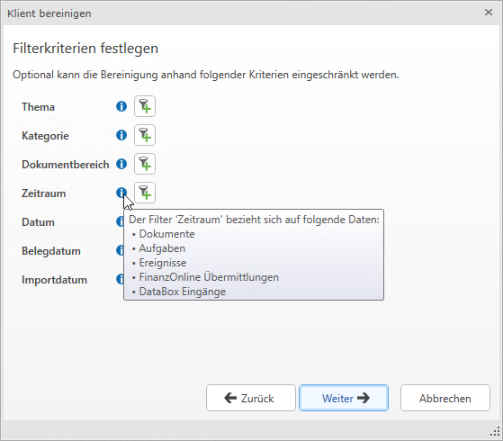 Tooltip Filter