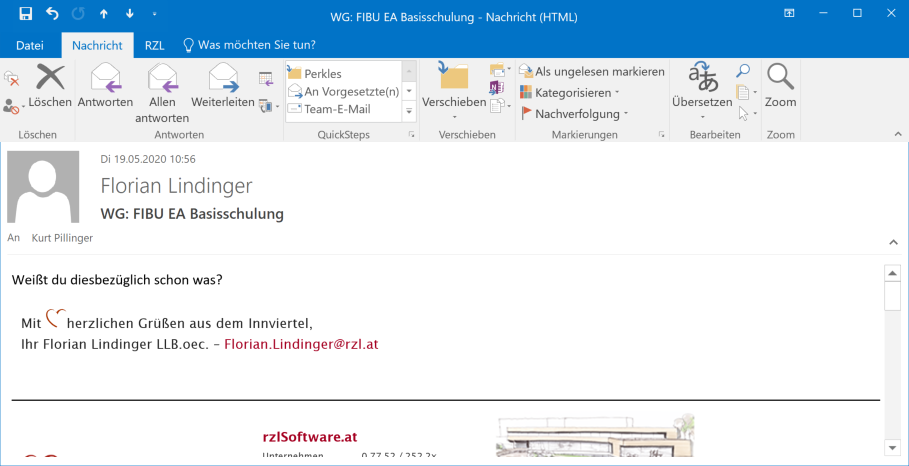 Outlook Add In