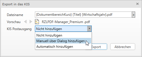 Export KIS