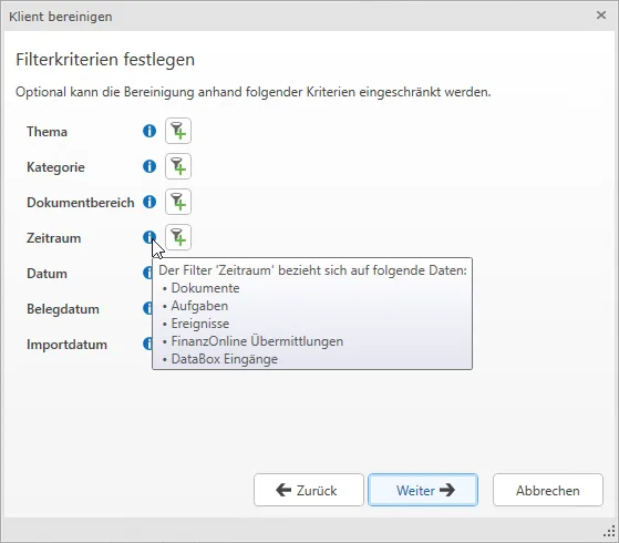 Tooltip Filter