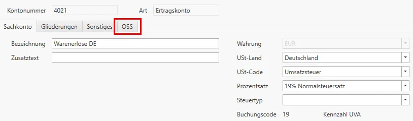 Kontostammdaten