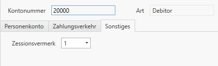 Zuordnung der Zessionsvermerke (Teil 2)