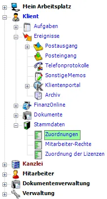Ansicht der Navigation II
