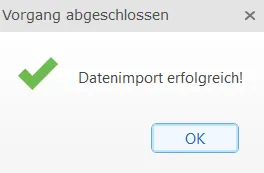 Hereinspielen der Importdatei (Teil 7)