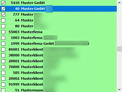 Mehrfachzuordnung Klienten