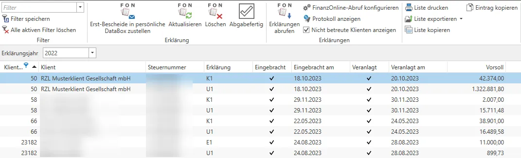 Aufruf Erklärungen