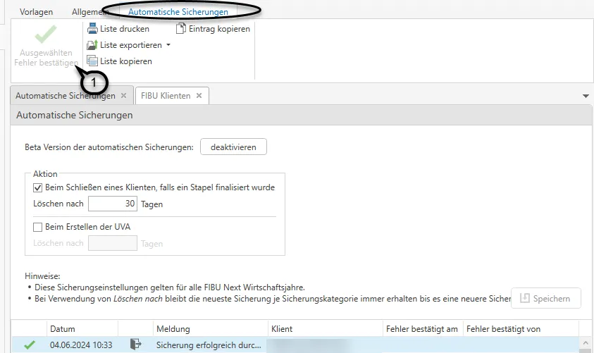 Automatische Sicherungen (Teil 3)