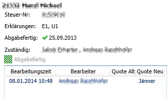 Protokoll Quotenfall II