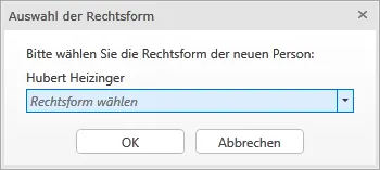 Aktualisierung oder Neuanlage nach Abgleich