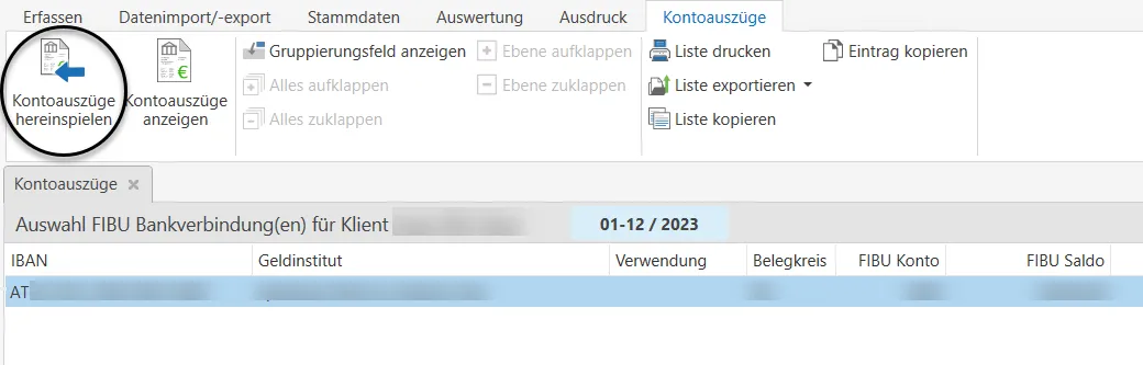 Hereinspielen der Importdatei (Teil 2)