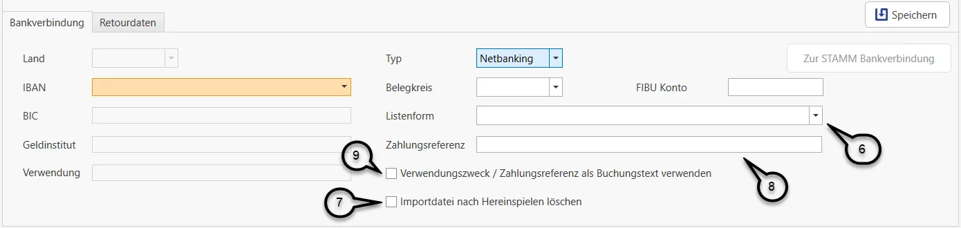 FIBU Bankverbindungen (Teil 3)