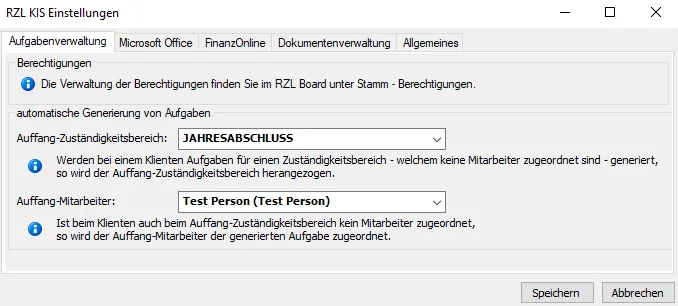 autom Generierung Aufgaben