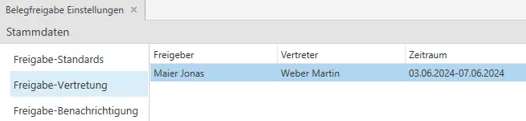 Vertretung