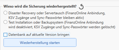 RZL Daten Sichern/Wiederherstellen