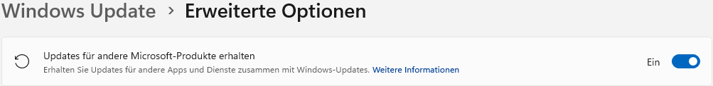 Erweiterte Optionen