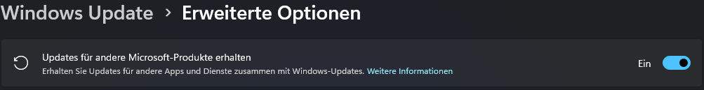 Erweiterte Optionen