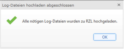 Erfolgsmeldung